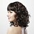 Недорогие Натуральные парики без шапочки-основы-Человеческие волосы без парики Кудрявый Кудрявый Короткие Прически 2020 Парик Черный Натуральные волосы 13 дюймовый Жен. Черно-коричневый