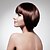halpa Synteettiset trendikkäät peruukit-Synteettiset peruukit Suora Suora Peruukki Burgundi Synteettiset hiukset 12 inch Naisten Punainen