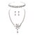 ieftine Seturi de Bijuterii-Ștras Imitație de Perle Set bijuterii Include Σκουλαρίκια Coliere Tiare - Aliaj Pentru Nuntă Petrecere Aniversare Zi de Naștere Logodnă