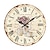 economico Orologi da parete stile rustico-orologio da parete floreale country 1pz