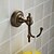 cheap Towel Bars-Robe Hook Antique Brass 1 pc - Hotel bath