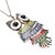 cheap Necklaces-Colourful Matching Owl Vintage Necklace