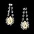 Χαμηλού Κόστους Σετ Κοσμημάτων-μοναδικό κράμα με στρας / απομίμηση που μαργαριτάρι κοσμήματα των γυναικών συμπεριλαμβανομένων κολιέ, σκουλαρίκια