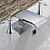 cheap widespread sink faucet-Bathroom Sink Faucet - Waterfall Chrome Widespread Three Holes / Two Handles Three HolesBath Taps