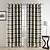 cheap Curtains Drapes-Rod Pocket Grommet Top Tab Top Double Pleat Curtain Mediterranean, Jacquard Plaid/Check Bedroom Polyester Material Home Decoration