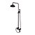 cheap Shower Faucets-Shower System Set - Rainfall Antique Oil-rubbed Bronze Shower System / Single Handle Three Holes