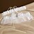 cheap Wedding Garters-Garter Satin Organza Bowknot Rhinestone Almond