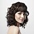 cheap Human Hair Capless Wigs-Human Hair Capless Wigs Curly Curly Short Hairstyles 2020 Wig Black Human Hair 13 inch Women&#039;s Black / Brown