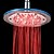 billige Armaturtilbehør-8-tommer 12-LED Round Akryl Loft Shower Head (Assorterede farver)