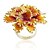 voordelige Ringen-Charmant Alloy Flower Design Fashion Ring