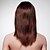 cheap Human Hair Capless Wigs-Capless Long 100% Human Hair Brown Straight Hair Wig