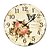 levne Rustikální Nástěnné hodiny-země květinové nástěnné hodiny