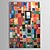 cheap Oil Paintings-Oil Painting Hand Painted - Abstract Comtemporary Stretched Canvas