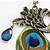 levne Náhrdelníky-Dámské Syntetický safír Náhrdelníky s přívěšky Přívěšky dámy Na běžné nošení Módní Indián Slitina Bronzová Náhrdelníky Šperky Pro Denní / dlouhý náhrdelník