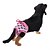 abordables Vêtements pour chiens-Chien Pantalons Nœud papillon Vêtements pour Chien Rose Costume Coton S M L XL