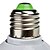 halpa Lamput-270lm E26 / E27 LED-pallolamput 3 LED-helmet Teho-LED Ääniaktivoitu RGB 85-265V / # / #