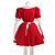 cheap Videogame Costumes-Inspired by LOL Annie Video Game Cosplay Costumes Cosplay Suits Dresses Patchwork Short Sleeve Dress Headpiece Collar Apron