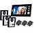 cheap Video Door Phone Systems-2.4GHz Wireless 7&quot; LCD Monitor Home Security Video Door Phone and Intercom System(3 Camera)