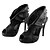 billige Sandaler til kvinder-læder stilethæl hæl sandaler ankelstøvler med hul-out / lynlås part / aften sko (flere farver)