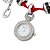 cheap Watches-Women&#039;s Toggle Clasp Fashion Watch Black / White / Red Tile Bracelet Watch - White Black Red