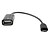 halpa USB-kaapelit-micro USB On-the-go isäntä otg sovitin i9100, mx, i9220 0.15m