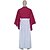 billige Anime-kostumer-Inspireret af RurouniKenshin Himura Kenshin Anime Cosplay Kostumer Japansk Cosplay Kostumer / Kimono Patchwork Langærmet Kimono Frakke / Hakama bukser Til Herre / Dame