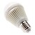 billiga Glödlampor-6000 lm E26 / E27 LED-globlampor A60(A19) 9 LED-pärlor Högeffekts-LED Naturlig vit 100-240 V