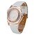 levne Módní hodinky-Dámské Hodinky na běžné nošení japonština Křemenný Bílá