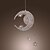economico Luci dell&#039;isola-Lampada a sospensione mono-stile 35 cm mini globo metallico elettrolitico moderno contemporaneo 110-120v / 220-240v