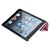 baratos Acessórios iPad-dobrado projeto estojo de couro pu w / stand para iPad mini 3, mini iPad 2, iPad mini (cores sortidas)