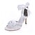 preiswerte Damenschuhe-TIBETA - Sandalen mit hohen Absätzen Hochzeit Pfennigabsatz Satin