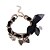 billige Mode Armbånd-Chiffon Chain Bowknot vedhæng armbånd klassisk feminin stil