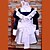billige Anime-kostymer-Inspirert av Svart Tjener Stuepike Kostumer Mey-Rin Anime  &quot;Cosplay-kostymer&quot; Japansk Cosplay Klær Kjoler Lapper Langermet Kjole Pannebånd Til Dame / Satin