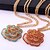 cheap Necklaces-Women&#039;s Cut Out Flower Necklace