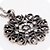 cheap Necklaces-Women&#039;s Synthetic Diamond Pendant Necklace Pendant Long Necklace Floral / Botanicals Cheap Ladies Casual Fashion Alloy Black Silver Necklace Jewelry For Daily
