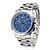 preiswerte Klassische Uhren-Herrn Uhr Armbanduhr Quartz Legierung Silber Schlussverkauf Analog Charme Schwarz Weiß Blau