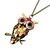 cheap Necklaces-Women&#039;s Owl Fashion Bib Necklace