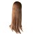 Недорогие Волосы и шиньоны-Полный кружева ручной связали 22-дюймовые шелковистые прямые 100% индийский Реми волосы парика