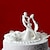billige Kaketopper-Kakepynt Klassisk Tema Klassisk Par Keramikk Bryllup / Utdrikningslag med Gaveeske
