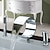 abordables Grifería para bañera-Grifo de bañera - Moderno Cromo Bañera romana Válvula Cerámica Bath Shower Mixer Taps / Dos asas de tres agujeros