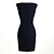 cheap Women&#039;s Dresses-Dark Blue Dress - Short Sleeve All Seasons Vintage Dark Blue