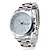 baratos Relógios Clássicos-Homens Relógio de Pulso Quartzo Prata Venda imperdível Analógico Amuleto - Preto Branco Azul