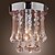 ieftine Montaj Plafon-1-lumină 15 (6 &quot;) cristale / mini stiluri de iluminare cu flush mini crom moderne contemporane 110-120v / 220-240v / e12 / e14