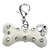 cheap Dog Collars, Harnesses &amp; Leashes-Cat Dog Tag Rhinestone Bone Alloy White