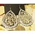 levne Módní náušnice-dámské vintage diamantové náušnice
