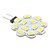 halpa Kaksikantaiset LED-lamput-1 W LED Bi-Pin lamput 100-150 lm G4 12 LED-helmet SMD 5630 Lämmin valkoinen 12 V