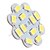 billiga LED-bi-pinlampor-1.5 W Takglödlampa 6000 lm G4 12 LED-pärlor SMD 5630 Naturlig vit 12 V / #