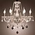 cheap Chandeliers-LWD 6-Light Candle-style Chandelier Uplight Others Glass Crystal 110-120V / 220-240V Bulb Not Included / E12 / E14