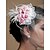 cheap Headpieces-Crystal / Fabric Blusher Veils / Tiaras / Birdcage Veils with Feather 1 Wedding / Party / Evening Headpiece