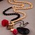 Недорогие Модные ожерелья-Teardrop длинный женский кулон